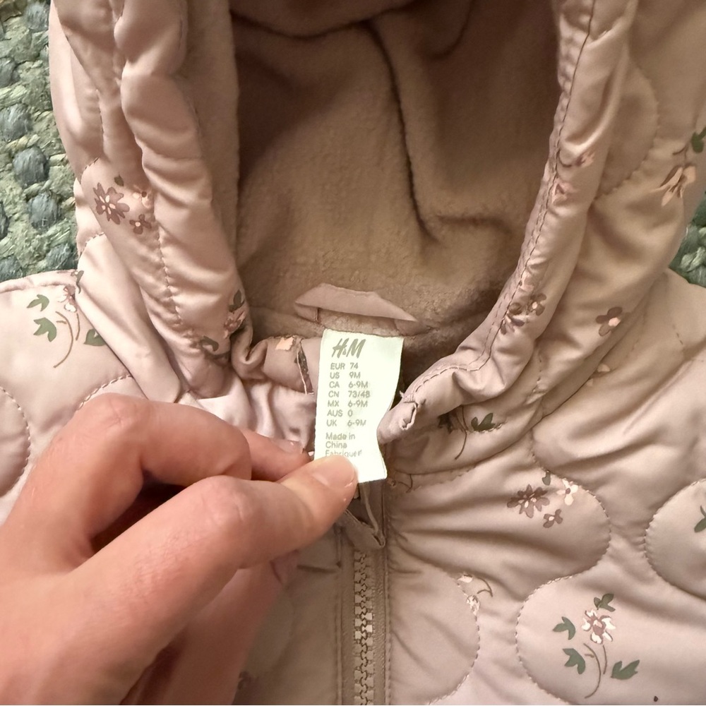 Pink Quilted One Piece - Picture 3 of 6